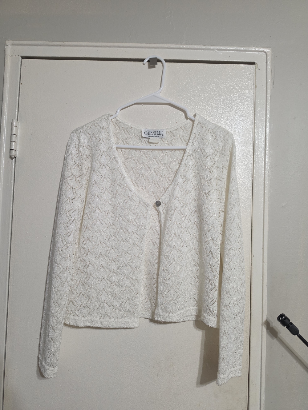 Cream Lightweight Knit Cardigan
